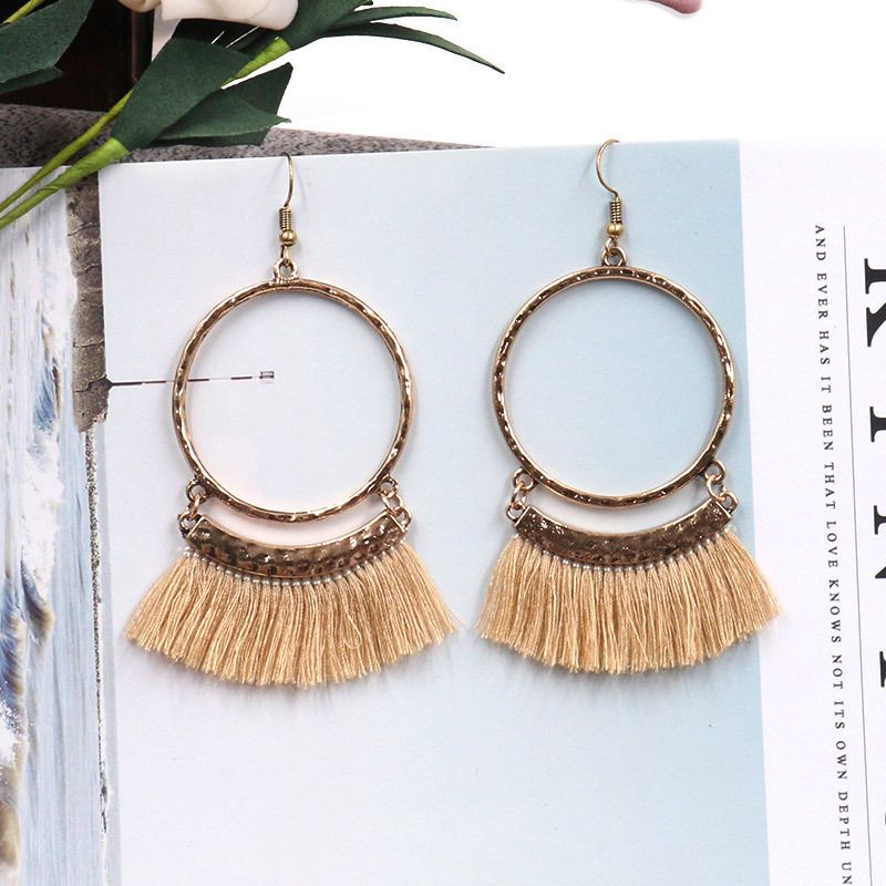 Nouveau vintage bronze Femmes Boho Bohème goutte forme Charme Métal Boucles d/'oreilles Hot