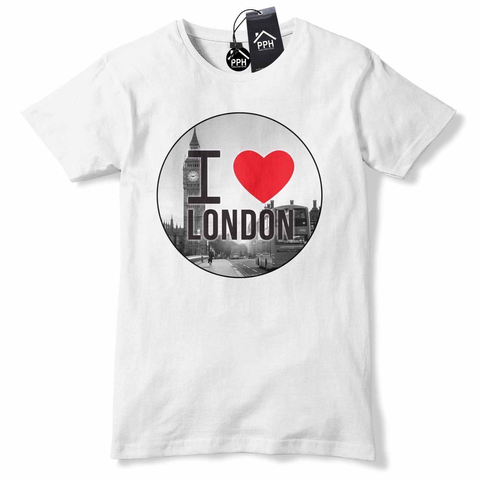 Love LDN Casual Quality Ben Sleeve Hipster I New Womens Big  613 Love O-Neck Shirt T Tshirt Top LONDON England High Mens Short