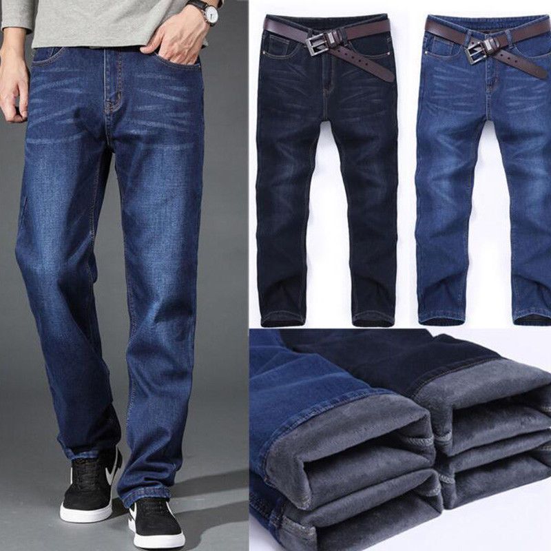 thermal lined jeans mens