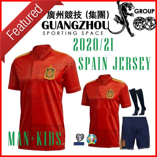 2019 Euro 2020 Spain KIDS Soccer Jersey Espana 20 21 ...
