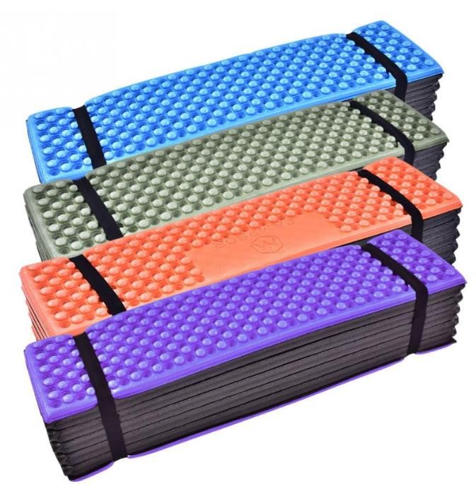 190*56cm Camping Mat Ultralight Foam Camping Mat Seat Folding Beach