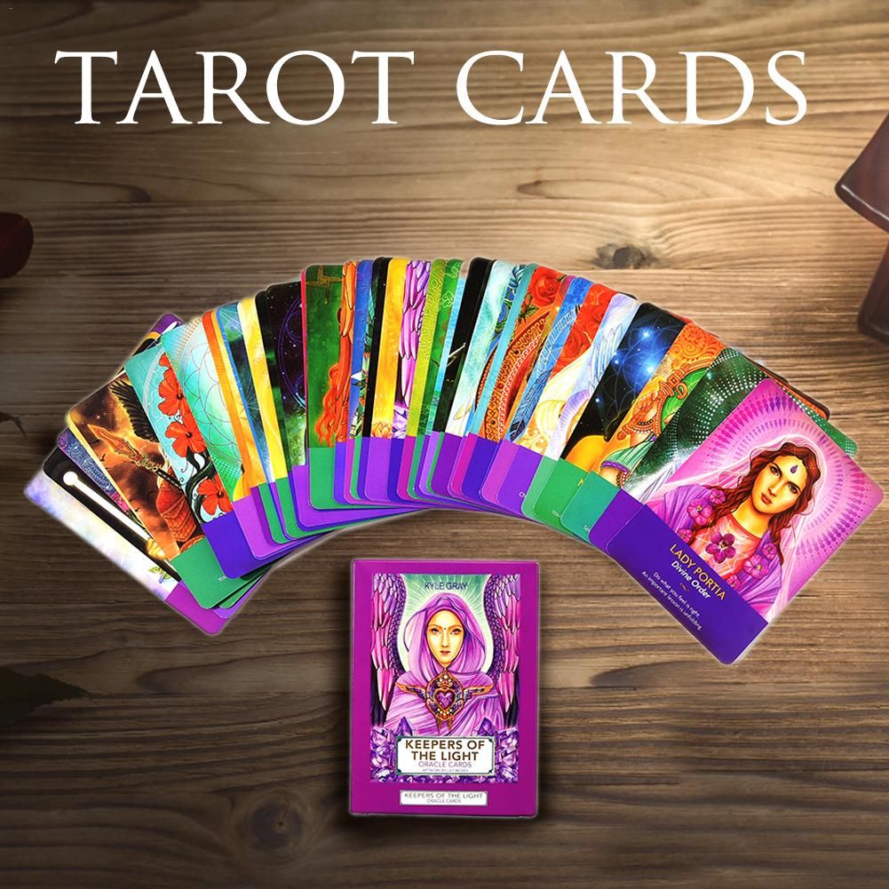 Keepers Of The Light Oracle Cards English Read Fate Card Game Board
