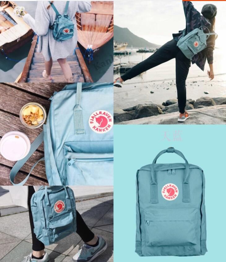 Acquistare Fjallraven Kanken Canvas Zaini Gelo Pesch Verde Banda Studenti  Impermeabile Zaini In Computer Packbags Viaggio Stock Sale Economico |  Consegna Veloce E Qualità | DHgate Italy