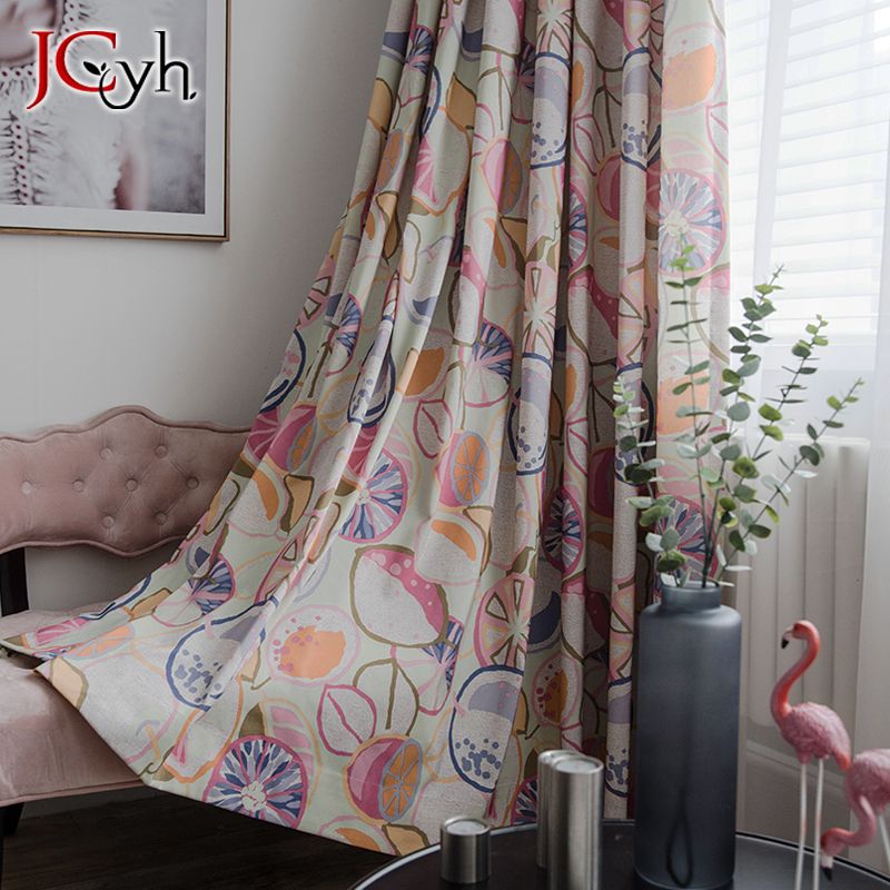 Colorful Kids Curtain For Bedroom Window Curtains For Kids Children Baby Room Ready Made Rideau Enfant 70 Shading