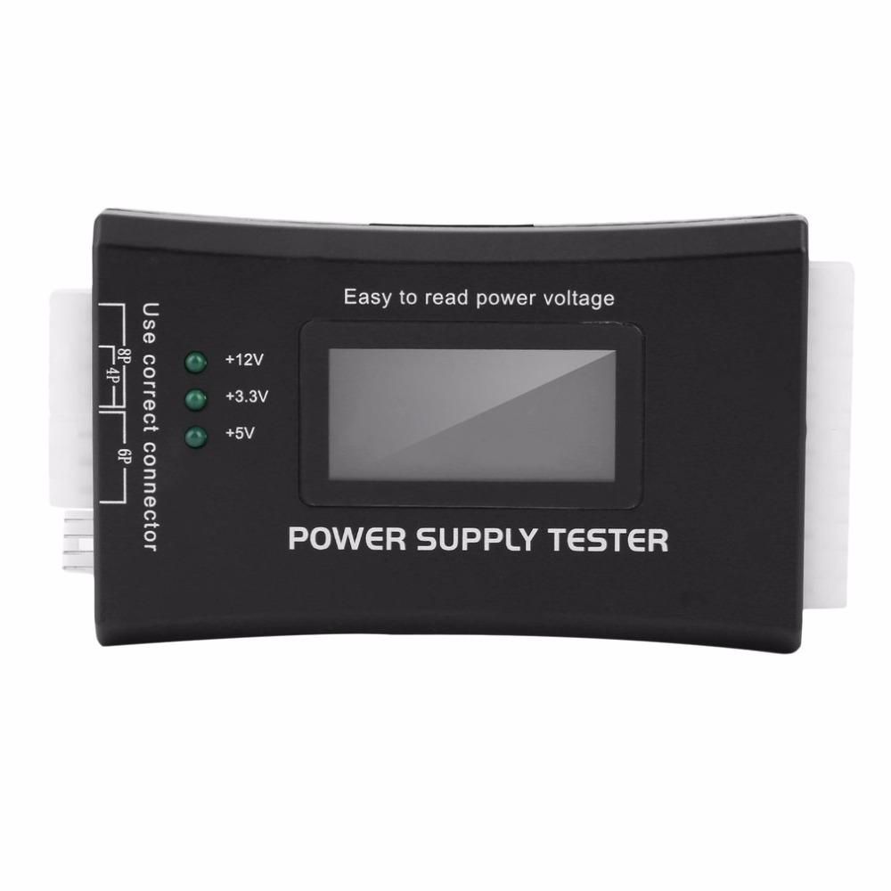 Computer PC Power Supply Tester Checker 20/24 Pin SATA HDD ATX BTX