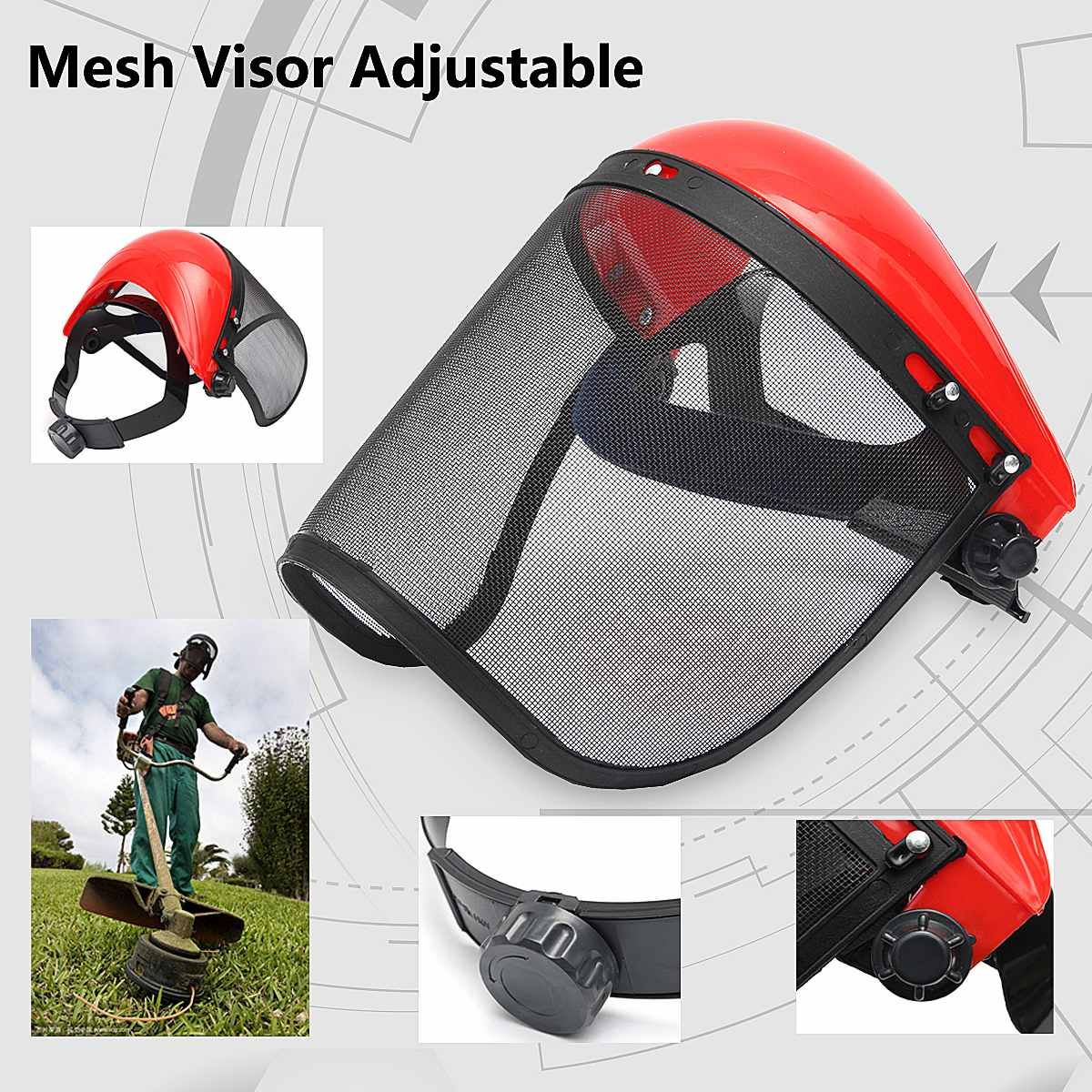 2021 New Faces Mask Industrial Work Protective Mesh Screen Faces Shield