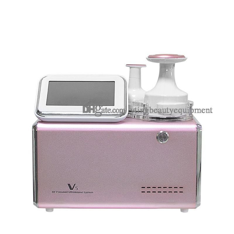 Portable 2 Handles V5 Weight Loss Fat Reducing Machine HIFU+RF System