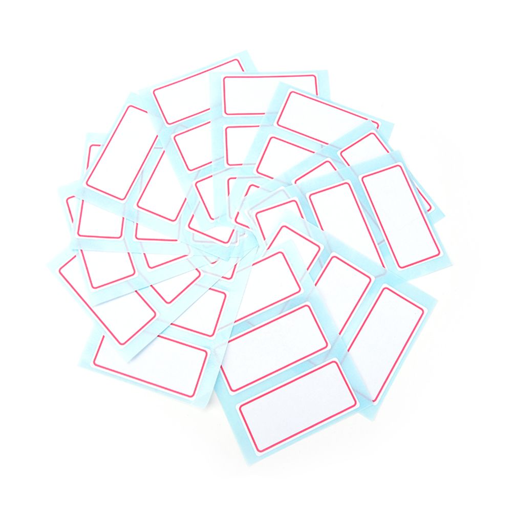 2020 60 Sheets Blank Stickers 34*73mm Self Adhesive Label Blank Note