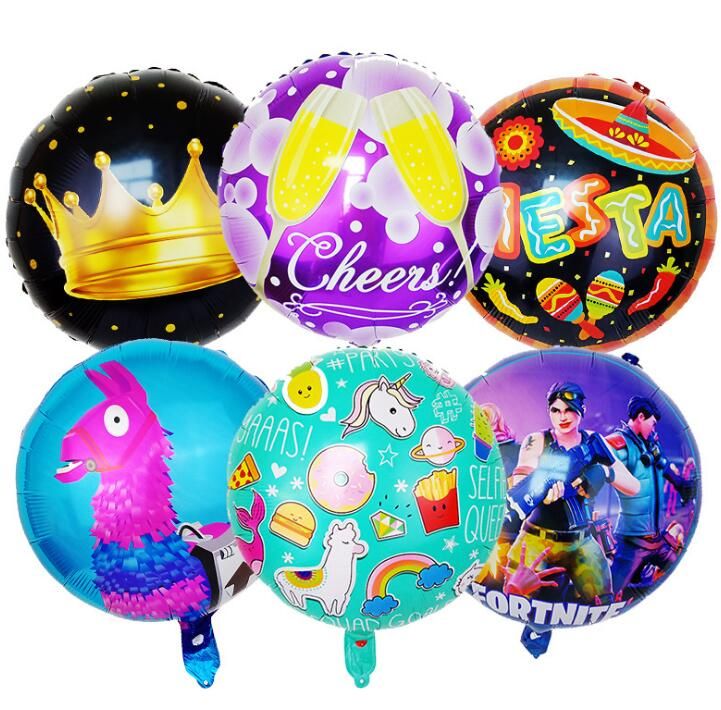 grosshandel fortnite aluminiumfolie ballon weihnachtsgeschenke kinder spielzeug grosse ballon birthday party supplies weihnachten halloween dekoration 18 zoll - weihnachtsgeschenke fortnite