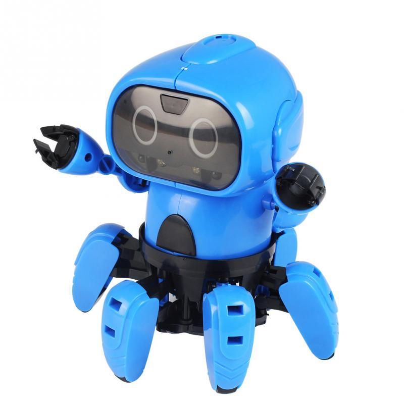 2019 Intelligent Induction Rc Robot Diy Assembled Electric Follow 2019 Intelligent Induction Rc Robot Diy Assembled Electric Follow With Gesture Sensor Obstacle Avoi Kids Educational Toys From Zaki