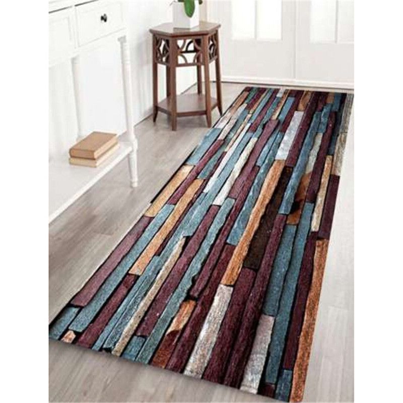 New Hot Retro Kitchen Dining Room Carpet Bath Bathroom Shower New Hot Retro Kitchen Dining Room Carpet Bath Bathroom Shower Floor Door Mat Rug Anti Slip Wood Fluffy Rugs Gy Area Braided Binding