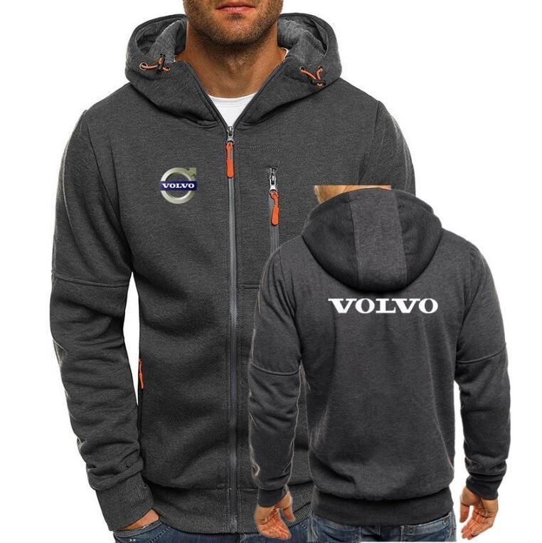 2019 NEW VOLVO Hoodie Men Jacket Full Sweatshirts warm Coat
