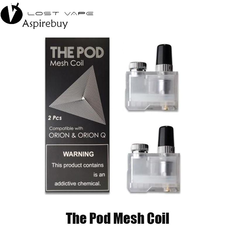2019 Orion Mesh Pod Mesh Coil 0.3ohm & 0.8ohm 2ml Refillable Pod