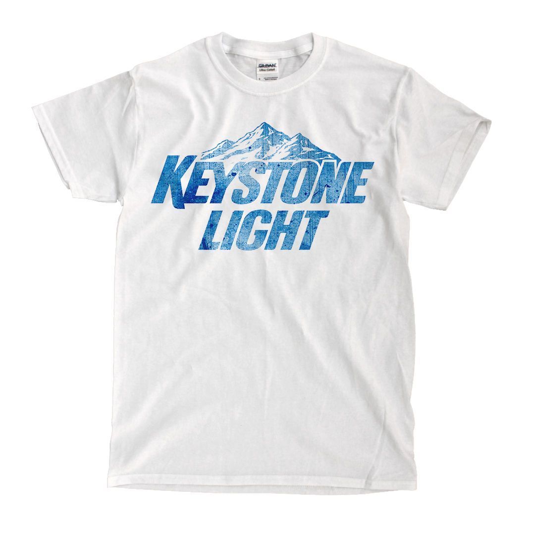 Lite Beer Custom Mens T-Shirt Tee S-3XL New-White