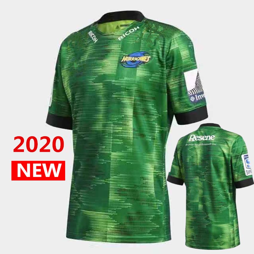 2020 New Zealand Hurricanes Training Jersey Home Rugby Jerseys League Shirt 2020 Hurricanes