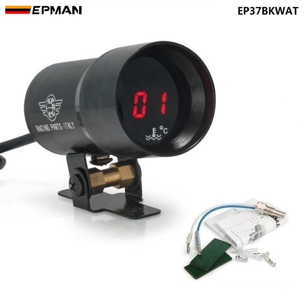 2019 EPMAN 37mm Gauge / Meter Micro Digital Water Temperature Gauge