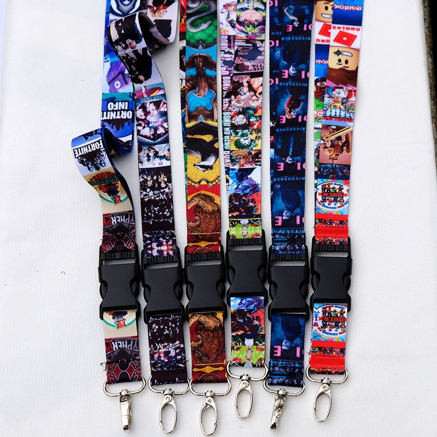 My Hero Academia Harri Potter Roblox Battle Royal Riverdale Neck Strap Lanyard Mobile Phone Charms Id Badge Key Chains - 