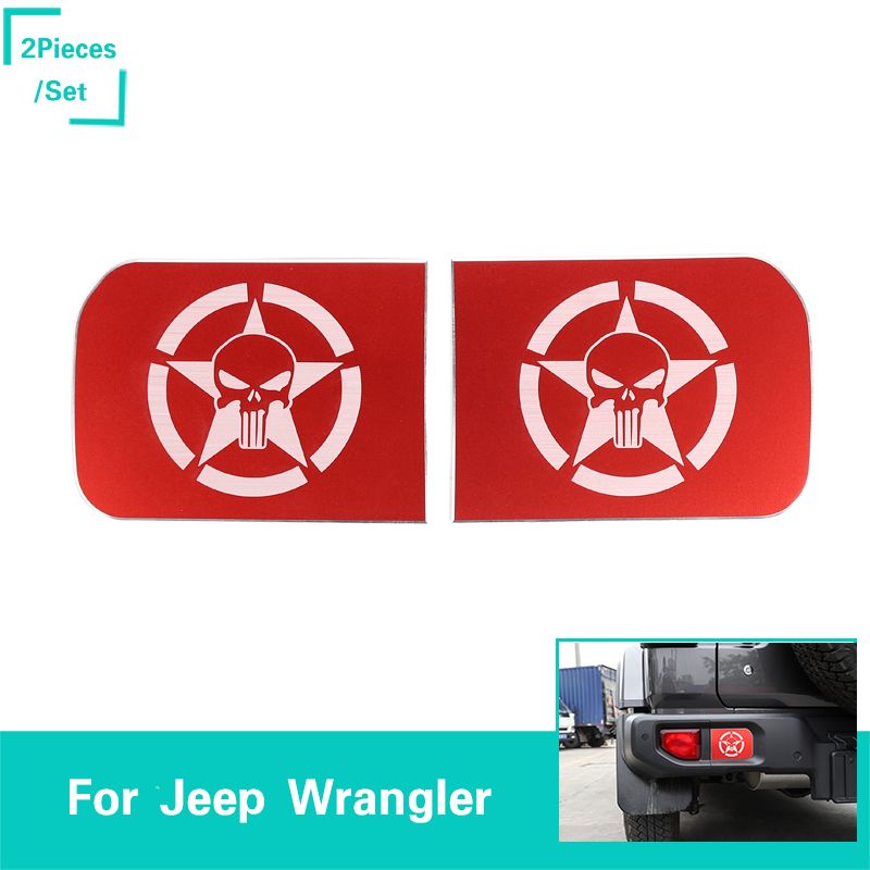 Quality Auto Parts >> Rear Bumper Decoration Bows Red Skull For Jeep Wrangler Jl 2018 Quality Auto Parts >> Rear Bumper Decoration Bows Red Skull For Jeep Wrangler Jl 2018