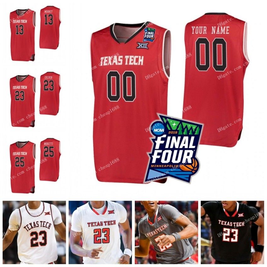 2020 TTU Texas Tech NCAA 2019 Final Four College Basketball 25 Davide