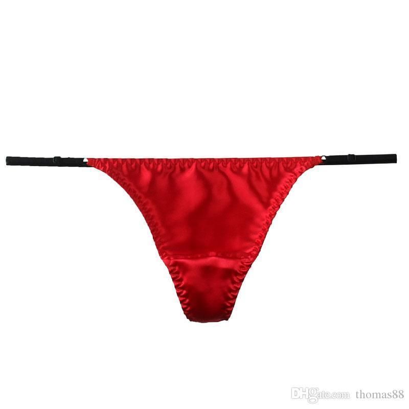Wholesale Panties Seamless Sexy 100% Natural Silk T Thong Women Sexy ...