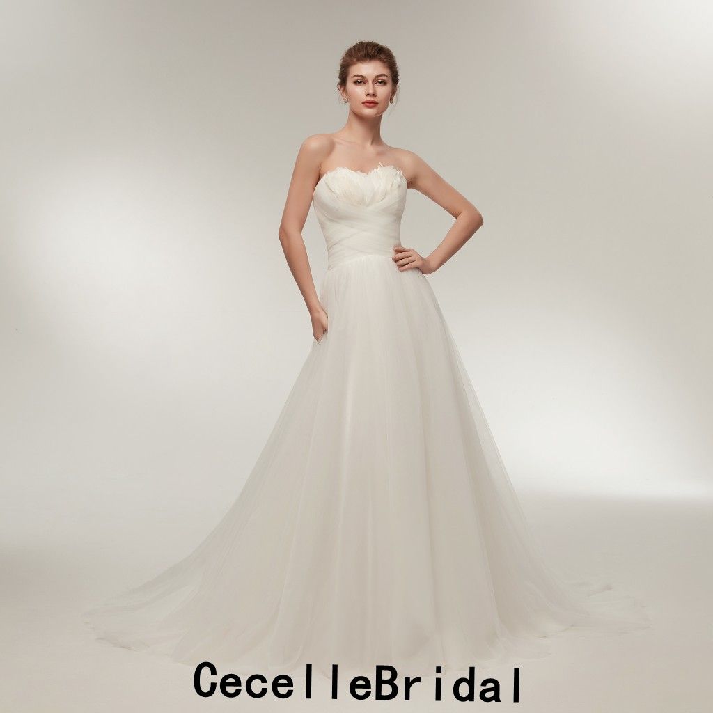 Rustic Strapless Dresses