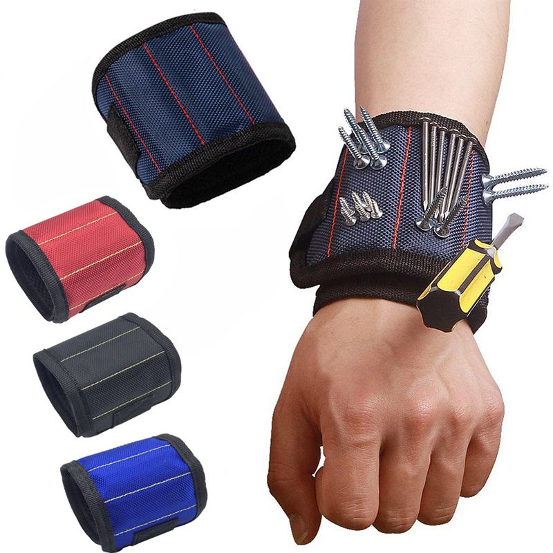 2019 Repair Tool Bag Wristband Adsorption Nails Drill Bits