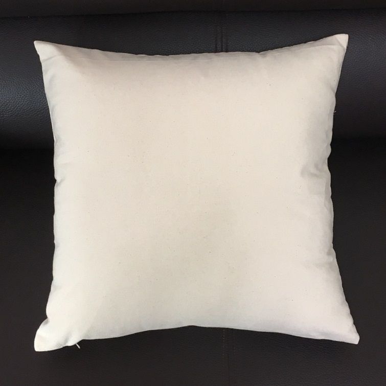 Cheap Pure White Throw Pillow Case Blanks For DIY Screen Printing 100