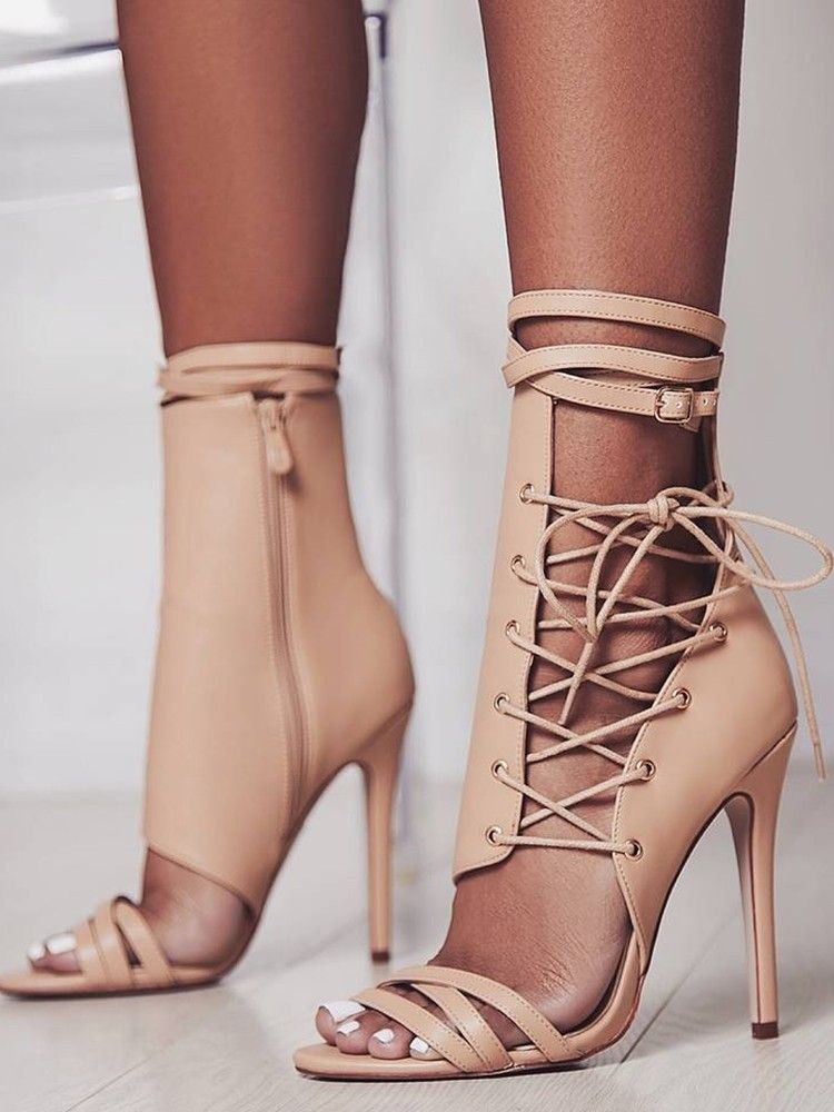 Gran Sexy Mujer Botas 2018 Romana Comercio Moda Exterior De Aliexpress Tamaño Cinturón Nuevo Tacón Alto Hebilla OPXkZTiu