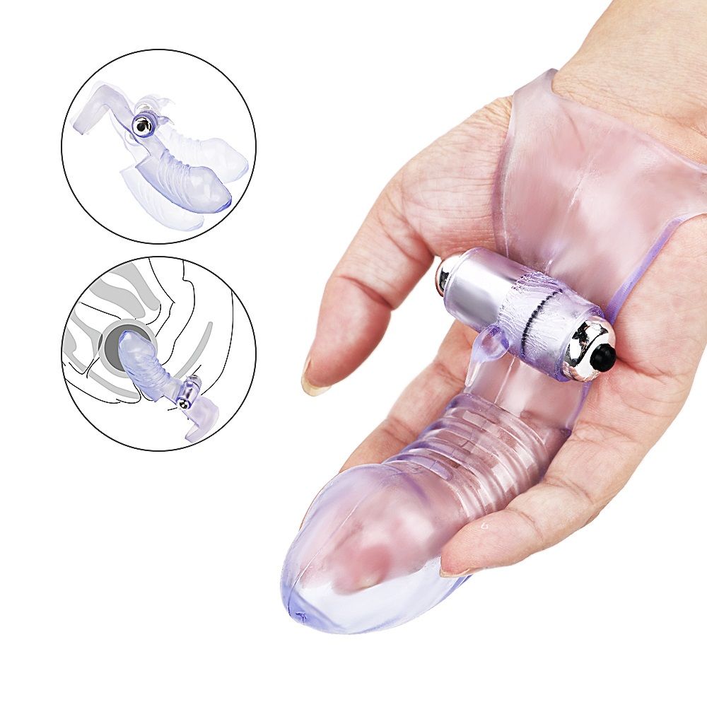 Finger Sleeve Vibrator Female Masturbator G Spot Massage