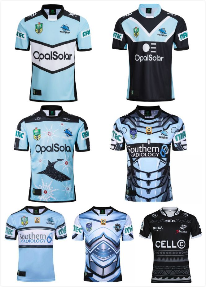 2020 2019 Sharks Rugby Jersey Maillot New Zealand 2017 2018 NRL Hero