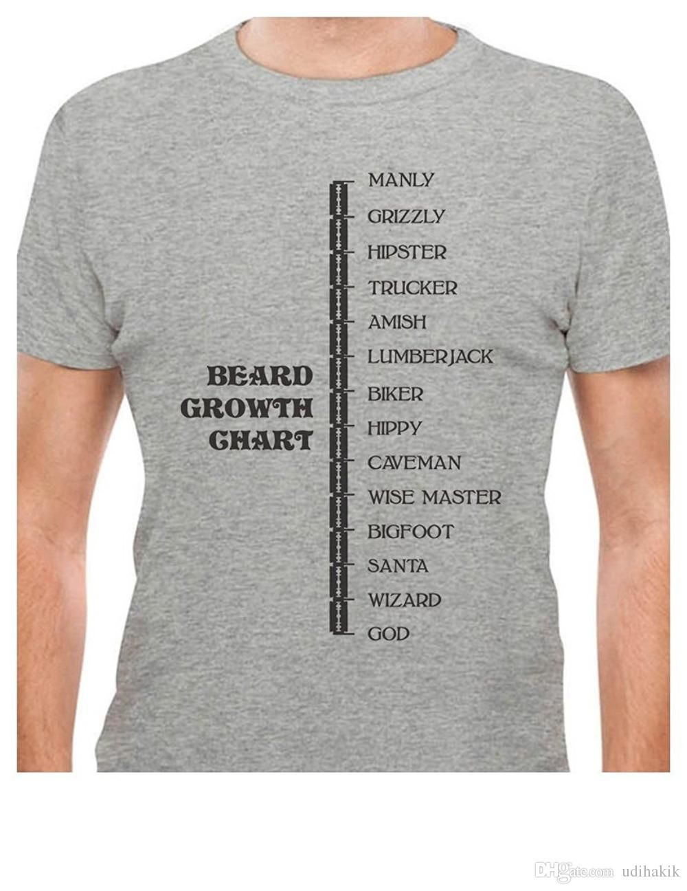 Beard Chart T Shirt