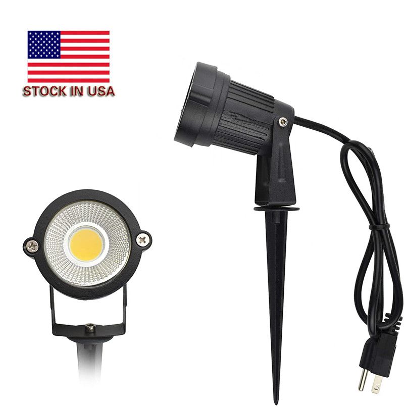 2020 5W Outdoor LED Landscape Lights, 120V AC LED Spotlights With Metal