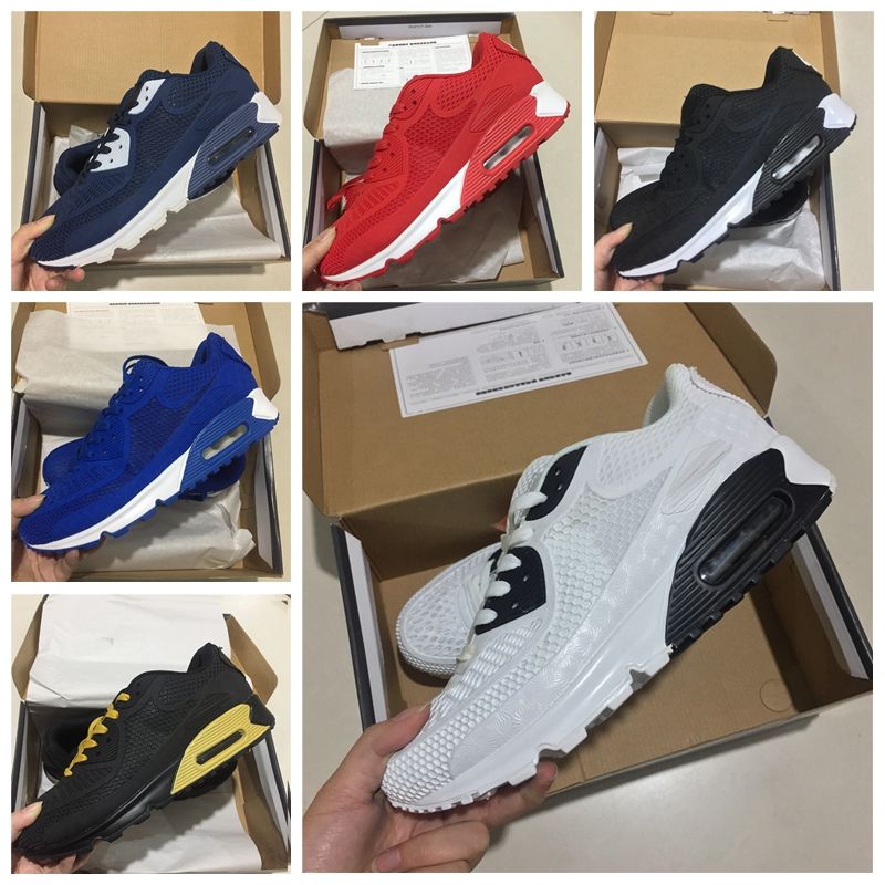 Nike Air Max Original venta caliente barato Hombres Mujeres Deportes al aire libre zapatos 90KPU 90 KPU 90S Diseñador de lujo oficial zapatillas de Nike Air Max Original venta caliente barato Hombres Mujeres Deportes al aire libre zapatos 90KPU 90 KPU 90S Diseñador de lujo oficial zapatillas de