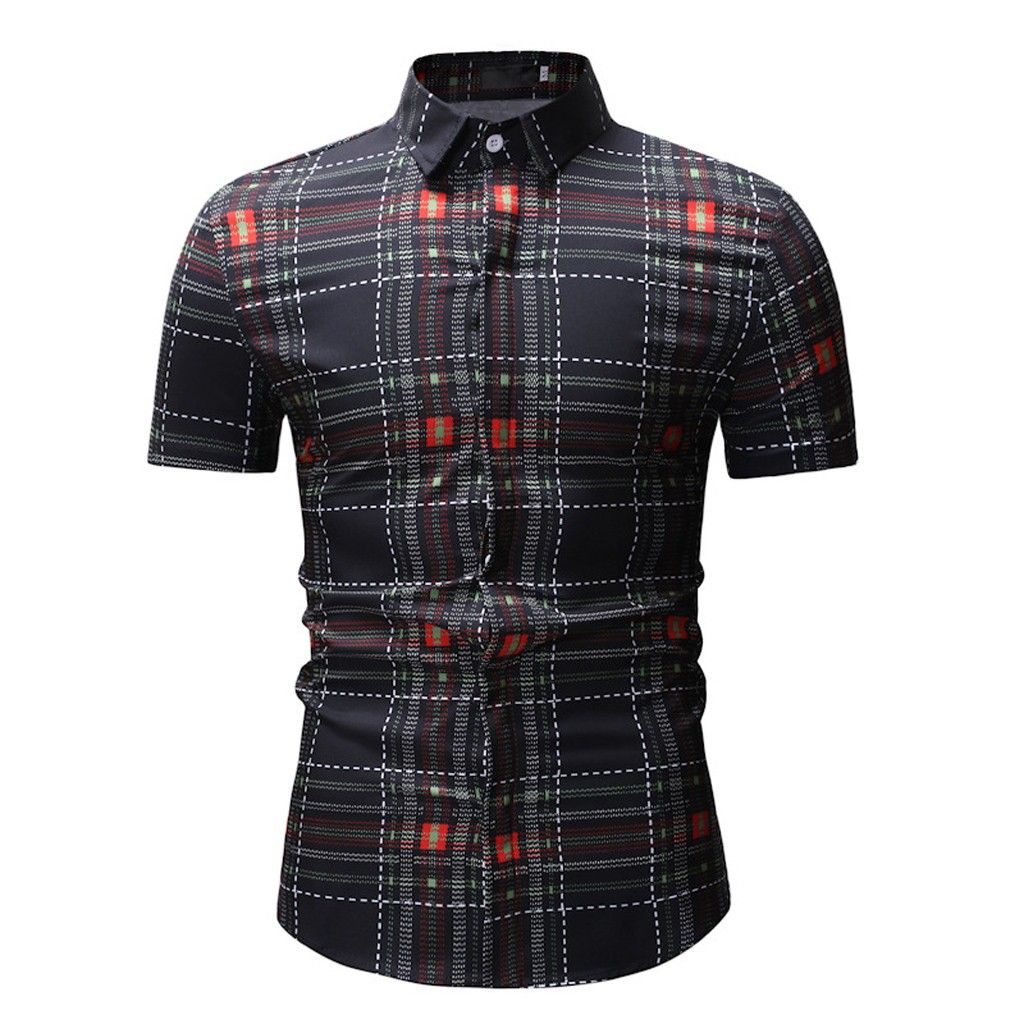 Uomo Autunno Manica Inverno Camicie Slim Acquista Corta Fit Da Nero xdoBWrCe