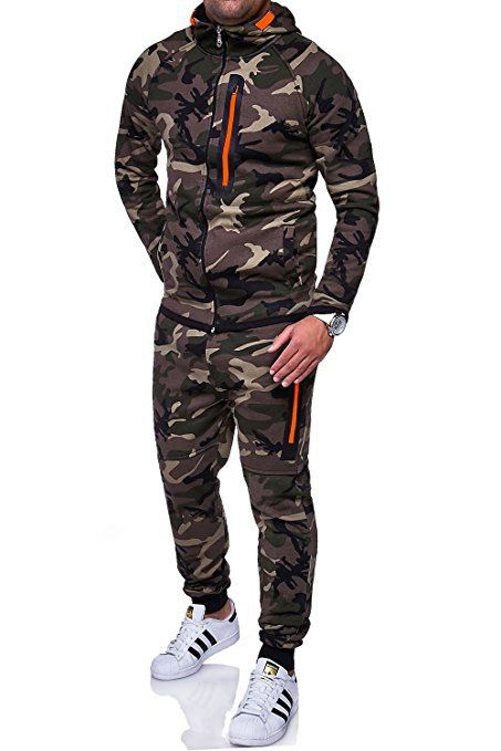 2020 Stylish Mens Designer Tracksuits Camouflage Male Hoodie Sport Set ...