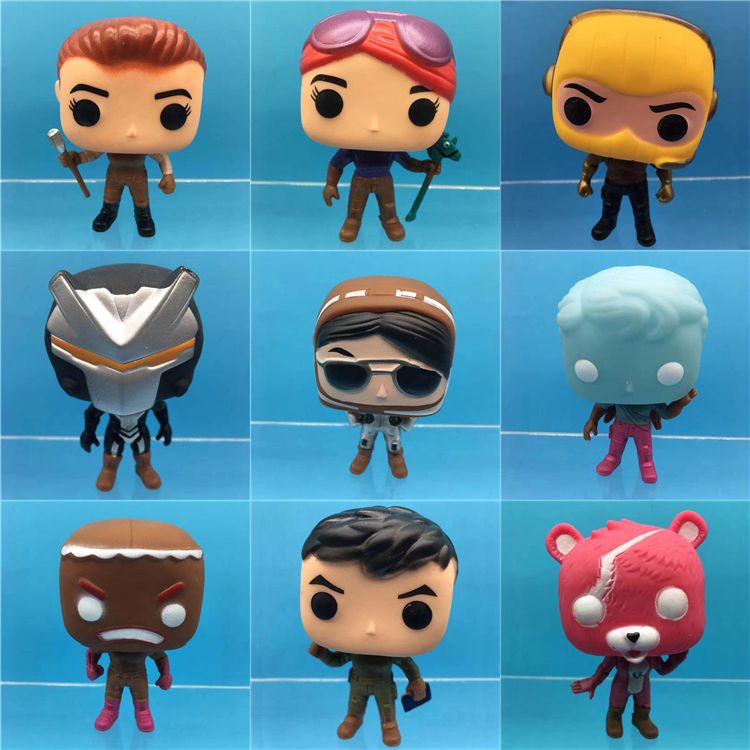 fortnite toys 9 designsfortnite action figures toys fortnite pop pvc doll kids toys ss6 fortnite toys action figures fortnite online with 24 16 piece on - fortnite toys pop figures