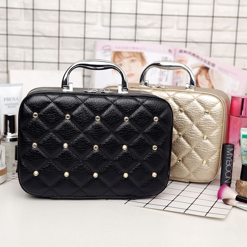 2020 2019 New Designer Cosmetic Bag Large Capacity Women Makeup Storage Box Travel Portable ...