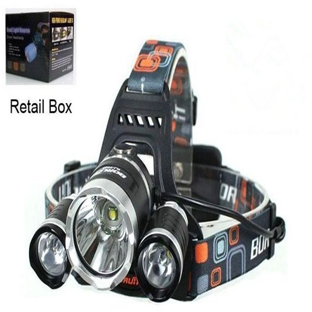 Zoomable X-M-L T6 Flashlight 15000 Lumens 4-Modes Mini USB Torch Light FR