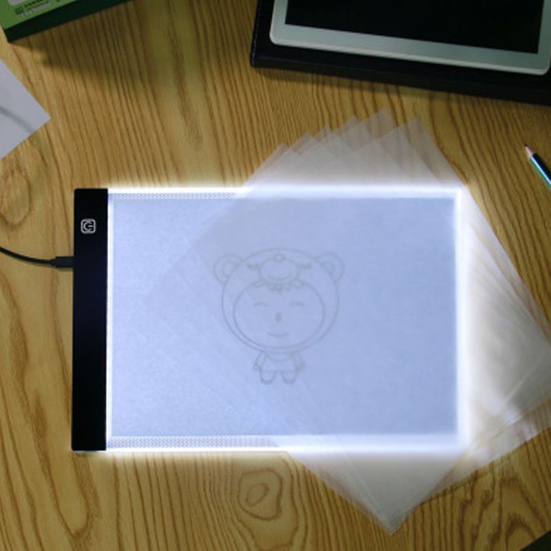 2021 Graphics Tablet LED Cartoon Painting LED Light Pad A5 Drawing