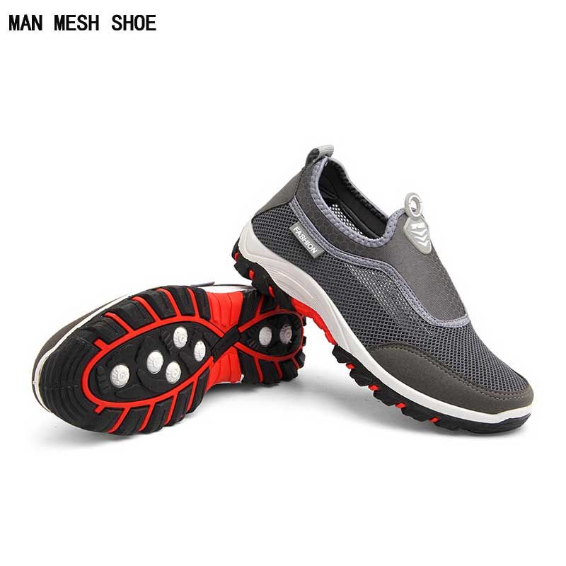 Men Casual Shoes 2019 Spring Summer Man Walking Shoes Patchwork Mesh Sport Runing Sneakers Men Casual Shoe 29