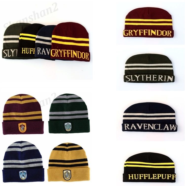 جديد هاري بوتر قبعة قبعة جريفندور سليذرين Hufflepuff Ravenclaw كاب