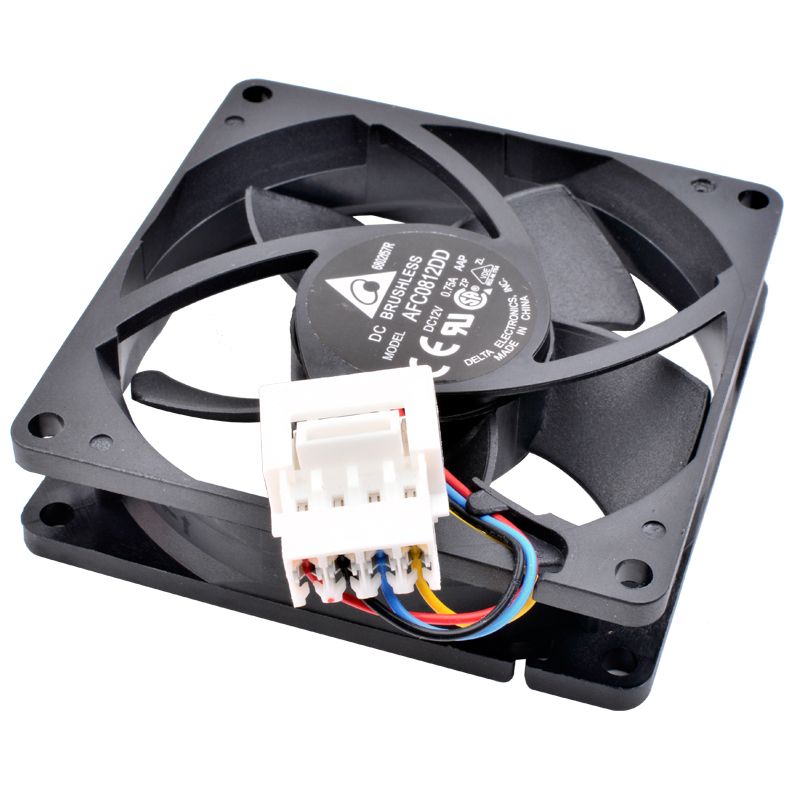 Ventola PC 80mm 4Pin PWM - Silenziosa, 12V, 0.41A, Per Case O CPU Cooler