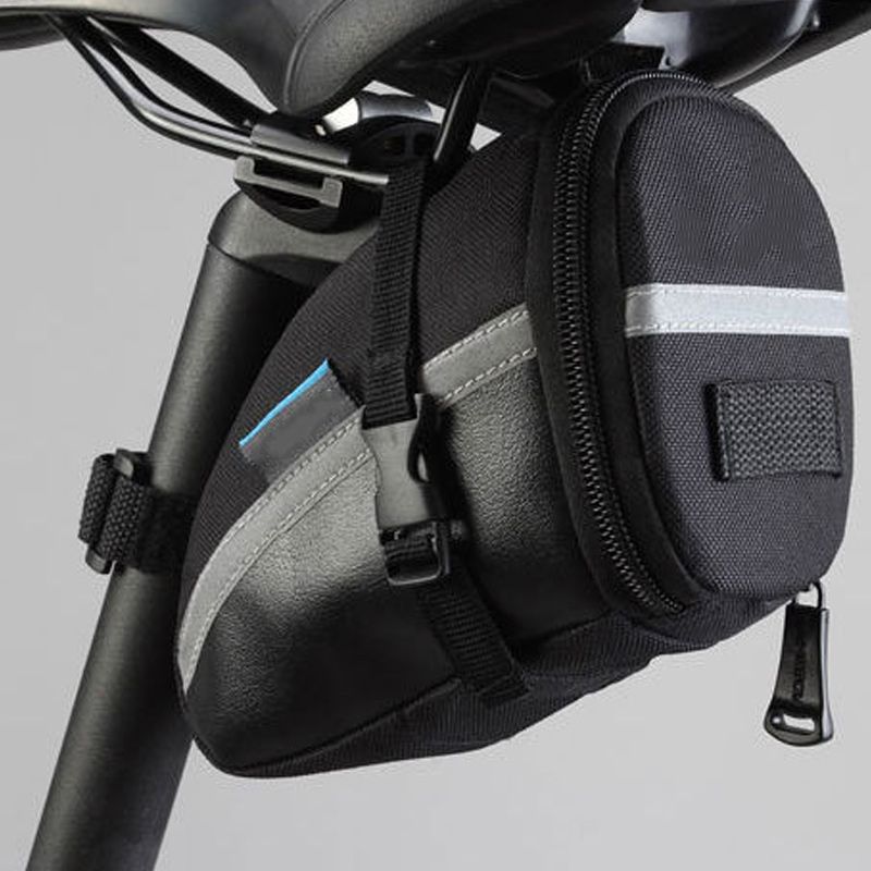 Cycling Saddle Bag Accessories Gear Seat post Mount Reflective strip Bicycle