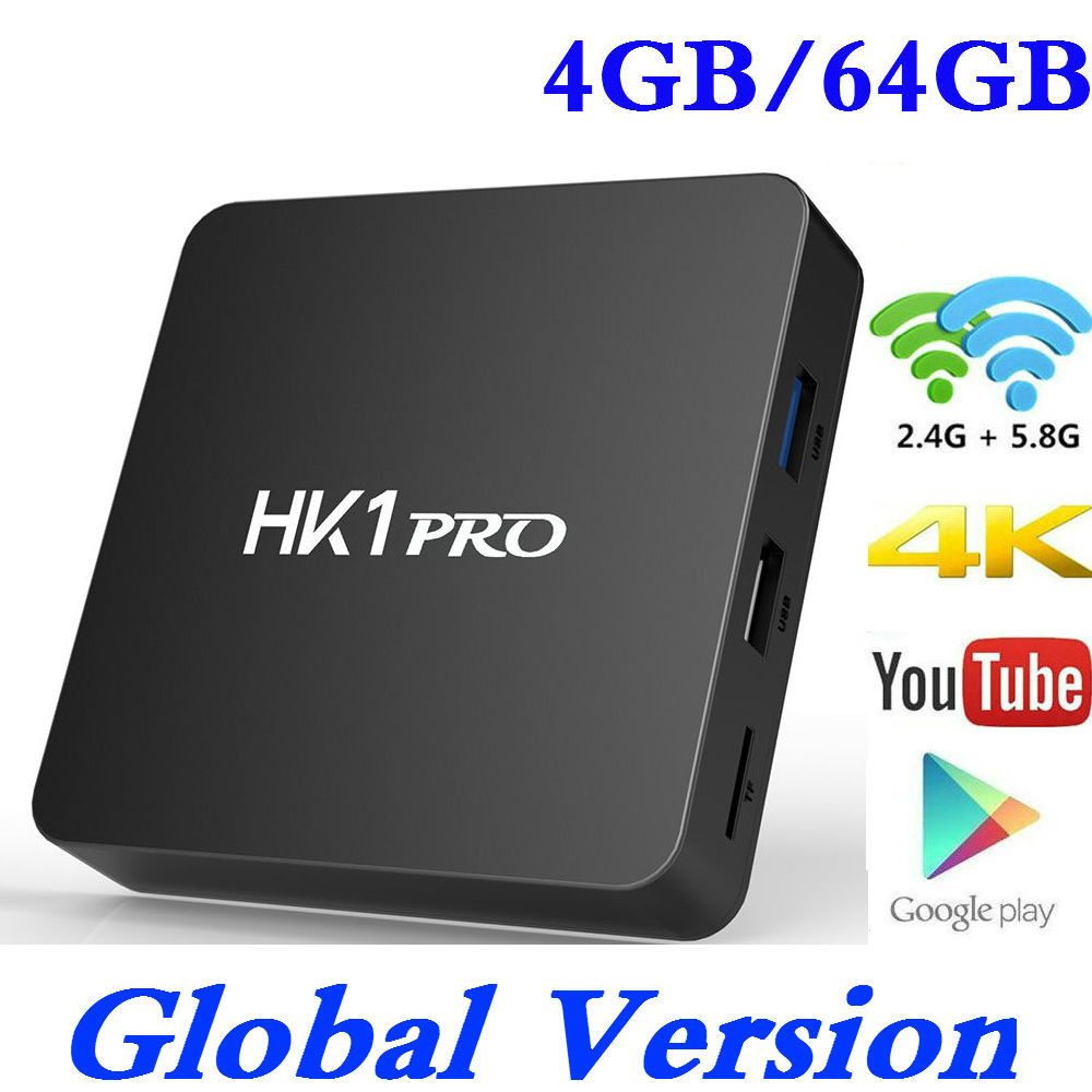 DDR4 4GB 64GB Smart 4K TV BOX Android 8.1 HK1 PRO Amlogic S905X2 ... DDR4 4GB 64GB Smart 4K TV BOX Android 8.1 HK1 PRO Amlogic S905X2 ...