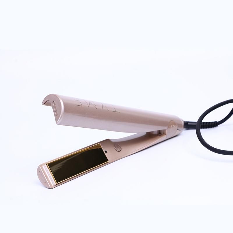 2019 Gold Plated Hair Straighteners Titanium Plates Straightening