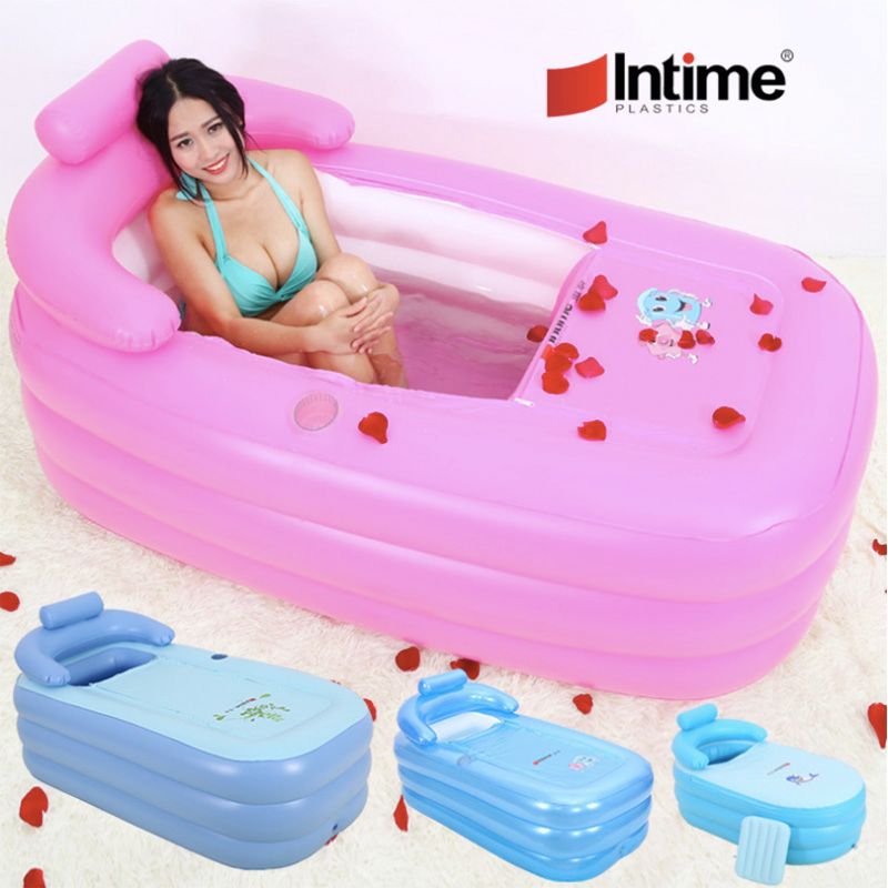 Inflatable Bathtub Home Style Thicken Pvc Bath Tub Adult Tub Swimming Pool Eco Friendly Pvc Portable Children Bath Kids