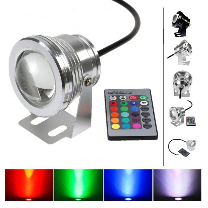 Outdoor Led Underwater Lighting 10w Rgb Spot Light Outdoor Led Underwater Lighting 10w Rgb Spot Light Flood Color Changing Lamp 12v Ip65 Waterproof For Pond Colored Lights