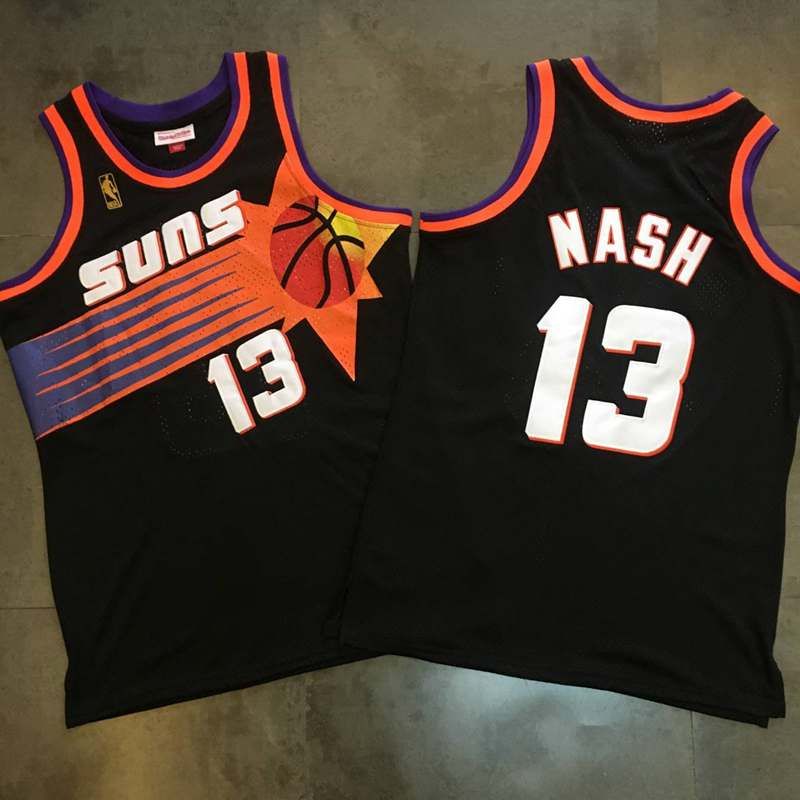 Men's Mitchell & Ness Steve Nash Black Phoenix Suns Big & Tall Hardwood  Classics Jersey