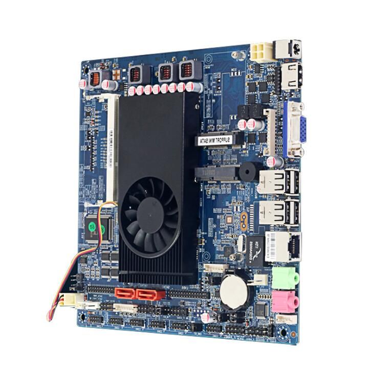 2020 Small Host CPU Quad Core Set Mini Pc Integrated Industrial Control ...