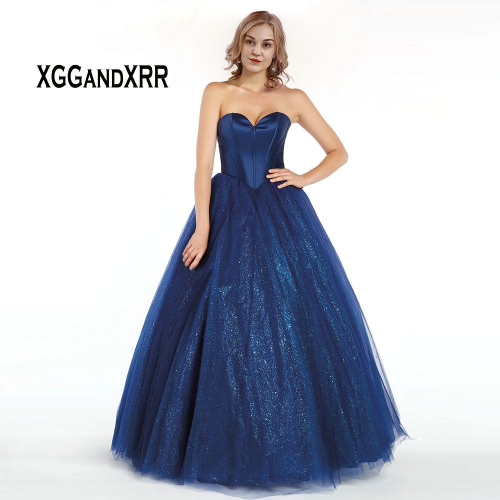 Long Prom Dresses with Corset Tops Not Expensive
